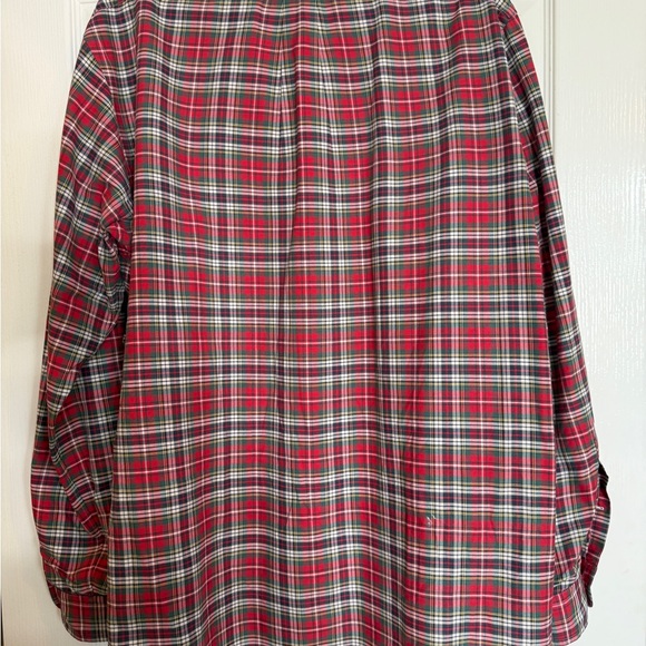 Ralph Lauren Men’s Comfort Fit Tartan Red and Green Plaid Button Down Shirt XXL - Picture 11 of 15
